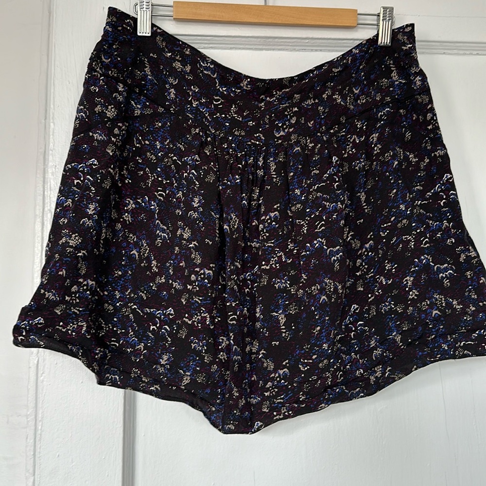 Comptoir des Cotonniers Abstract Floral Print Skirt, Size Fr 44 or US 12